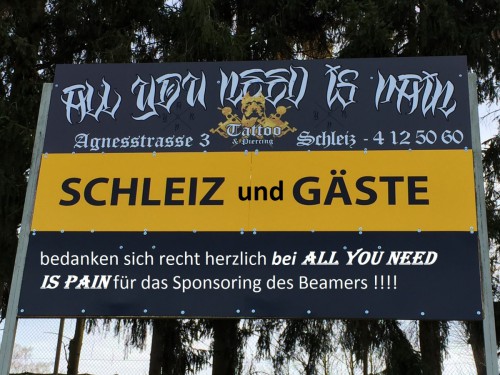 Einen großen Dank an ALL YOU NEED IS PAIN !!