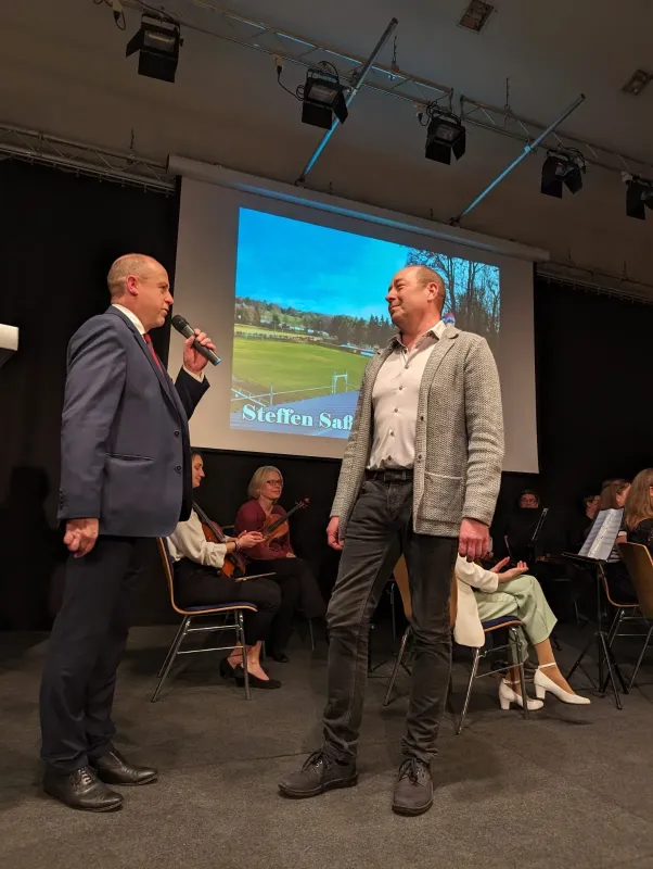 Eintrag ins Goldene Buch der Stadt Schleiz für Steffen Saß