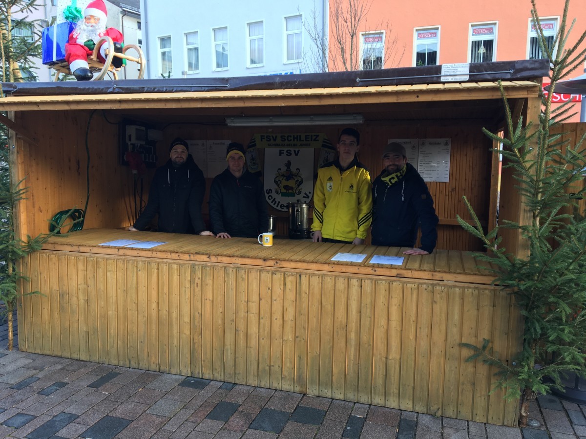 Weihnachtsmarkt und Fußballnachmittag können beginnen!!!