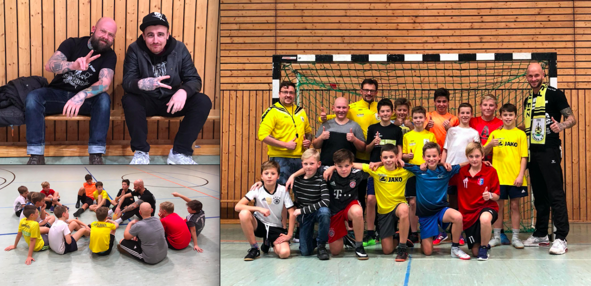 Prominenter Besuch bei unseren D-Junioren - Danke!!!