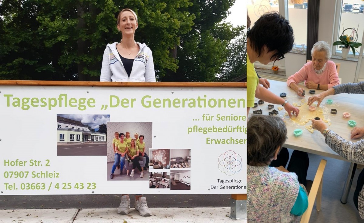Tagespflege "Der Generationen" wirbt am Schleizer Fasanengarten
