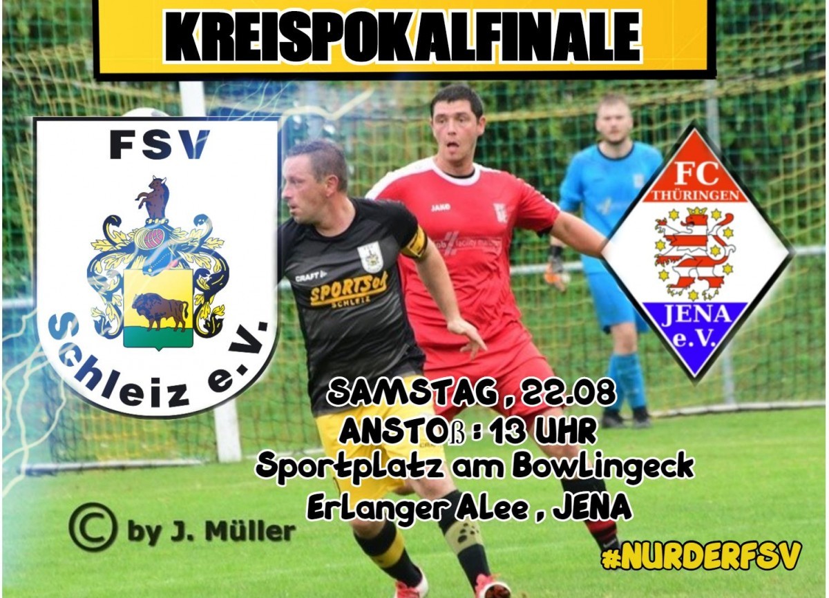 Zweite im Pokalfinale gegen FC Thüringen Jena gefordert!