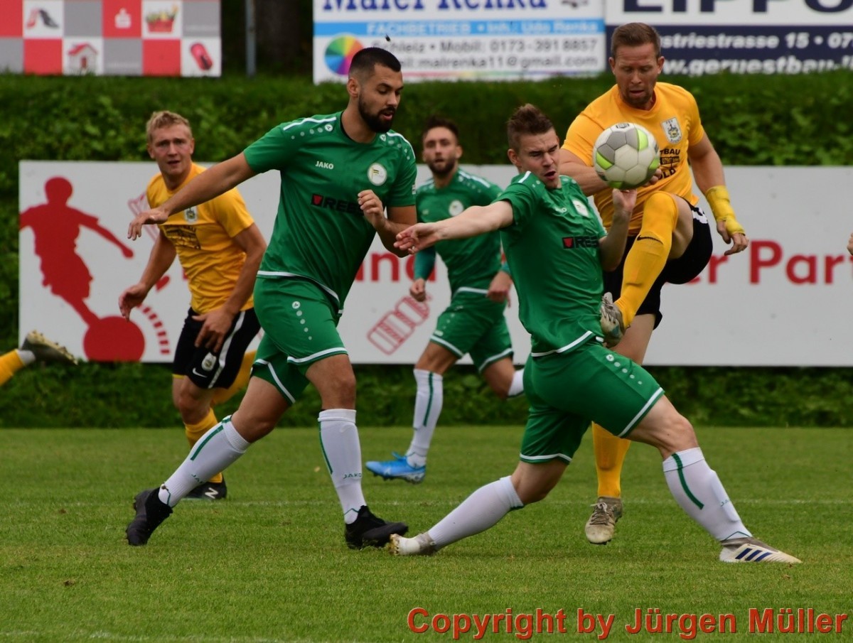 Fast-Derby gegen den FC Thüringen Weida mit nur wenigen Zuschauern