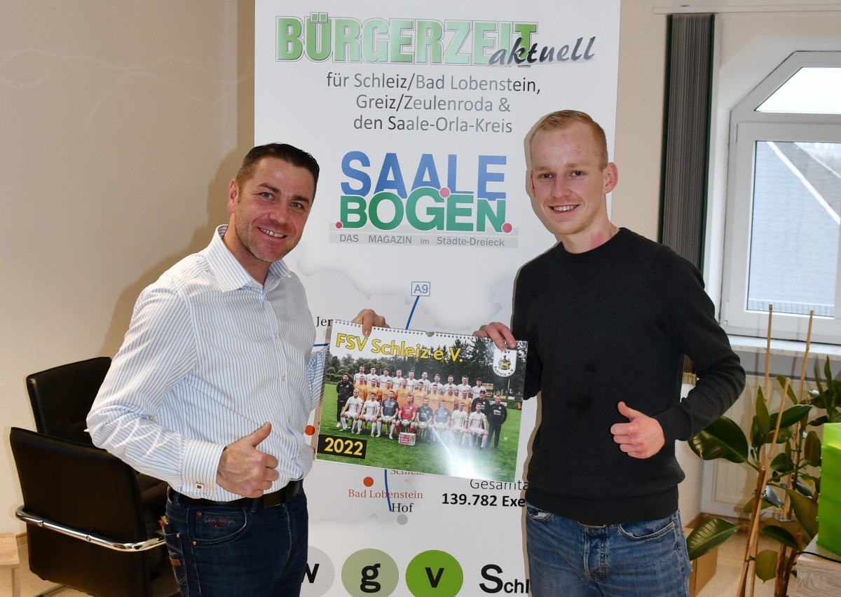 Das perfekte Weihnachtsgeschenk: Wandkalender des FSV Schleiz