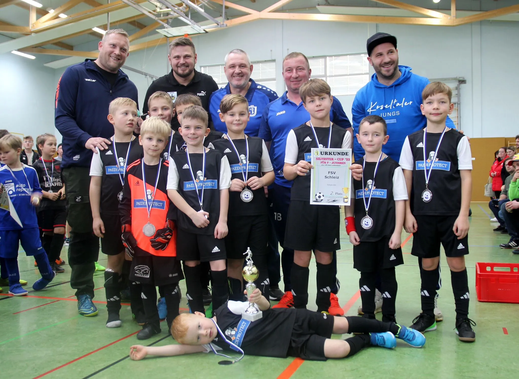 F-Junioren mit erfolgreichem Hallenturnier in Bad Lobenstein