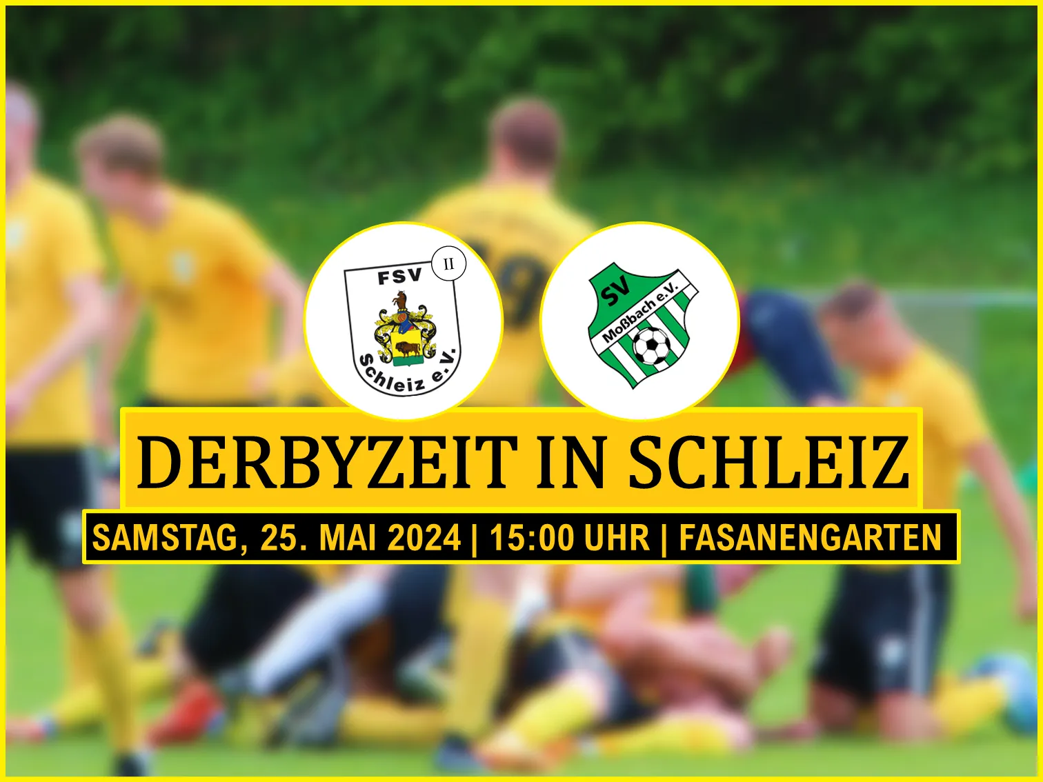 Schwarz-Gelb gegen Grün-Weiß: Derbyzeit am Fasanengarten
