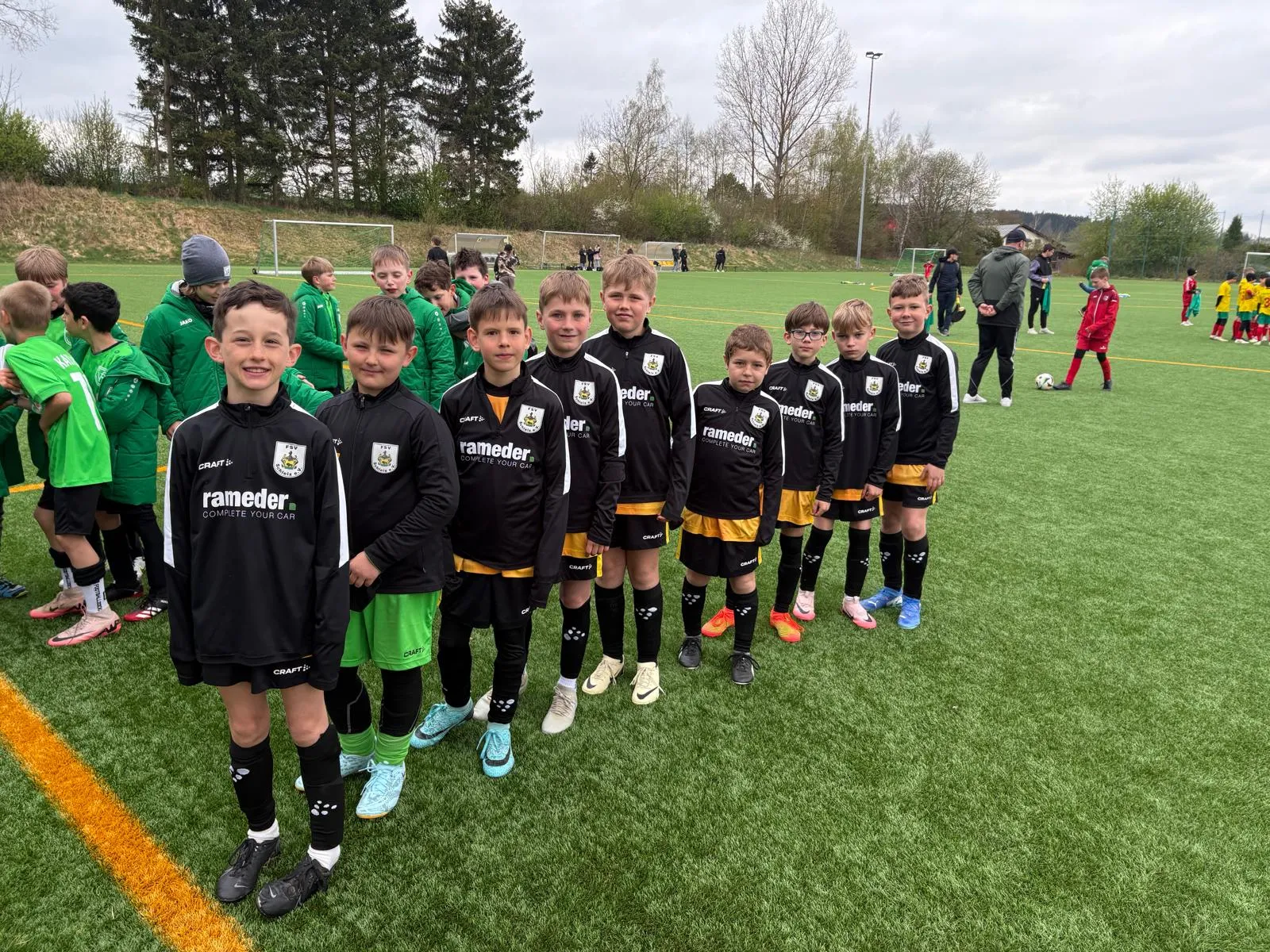 E-Junioren beim Ostercup in Oberkotzau aktiv