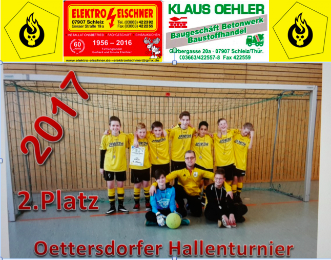 D-Junioren mit einem klasse 2. Platz beim LSV Hallenturnier
