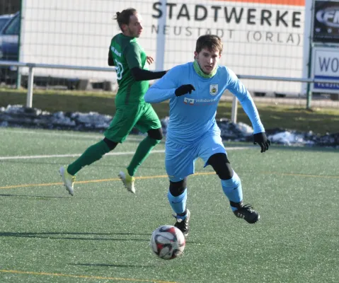 Testspiel FSV Schleiz - VfB Mühltroff; in Neustadt