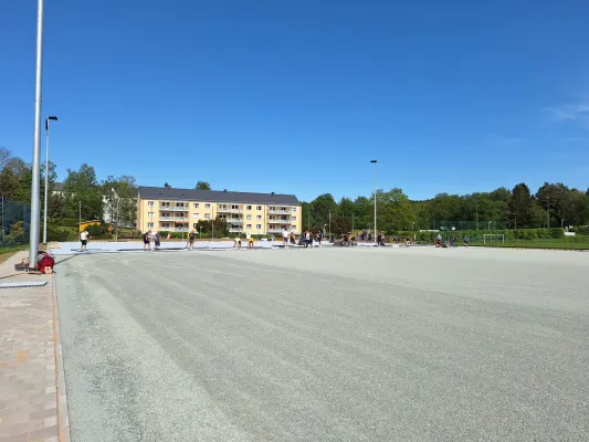 Bauphase Kunstrasen - Teil 2 (St. Strauß)