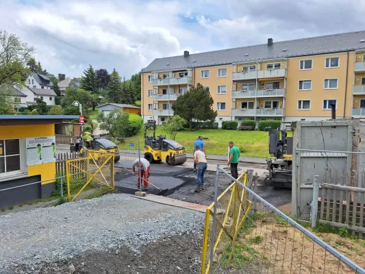 Bauphase Kunstrasen - Teil 2 (St. Strauß)