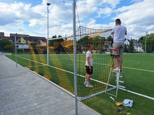 Bauphase Kunstrasen - Teil 2 (St. Strauß)