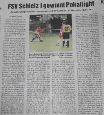 18.07.2009 FSV Schleiz vs. SG SV Hermsdorf