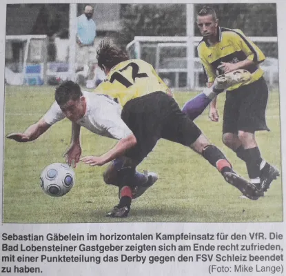 29.08.2009 SG VfR B. Lobenstein vs. FSV Schleiz