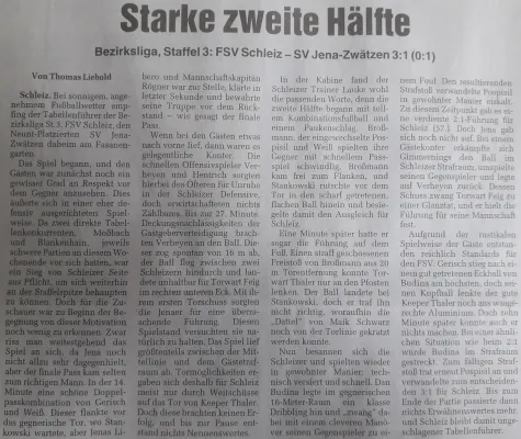 03.10.2009 FSV Schleiz vs. SV Jena-Zwätzen