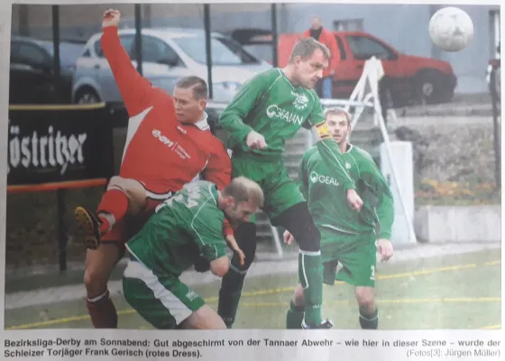 14.11.2009 Grün-Weiß Tanna vs. FSV Schleiz