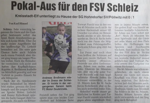09.08.2008 FSV Schleiz vs. Hohndorfer SV