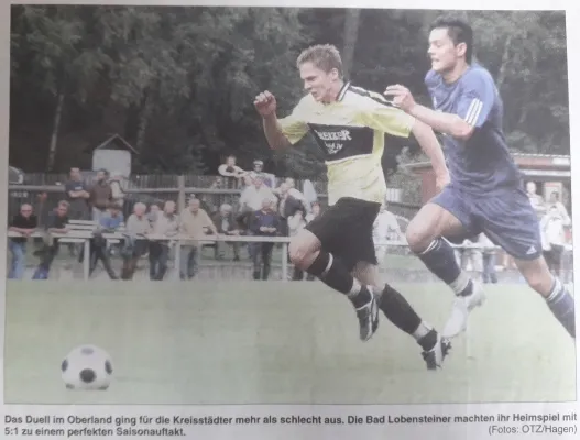 16.08.2008 SG VfR B. Lobenstein vs. FSV Schleiz