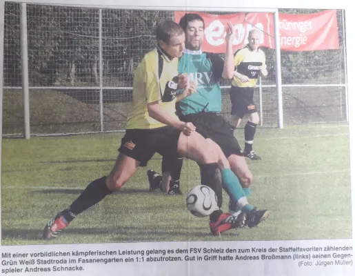 27.09.2008 FSV Schleiz vs. Grün-Weiß Stadtroda